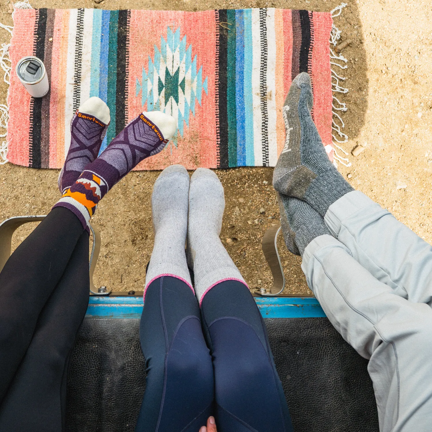Smartwool Hike Second Cut tursokker Dark Sage resirkulert