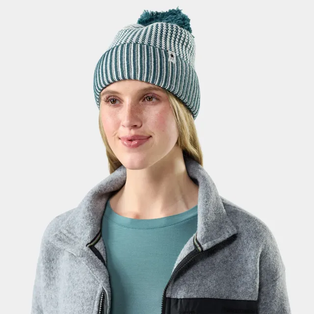 Smartwool Summit Knit Pom lue Dusty Teal merinoull