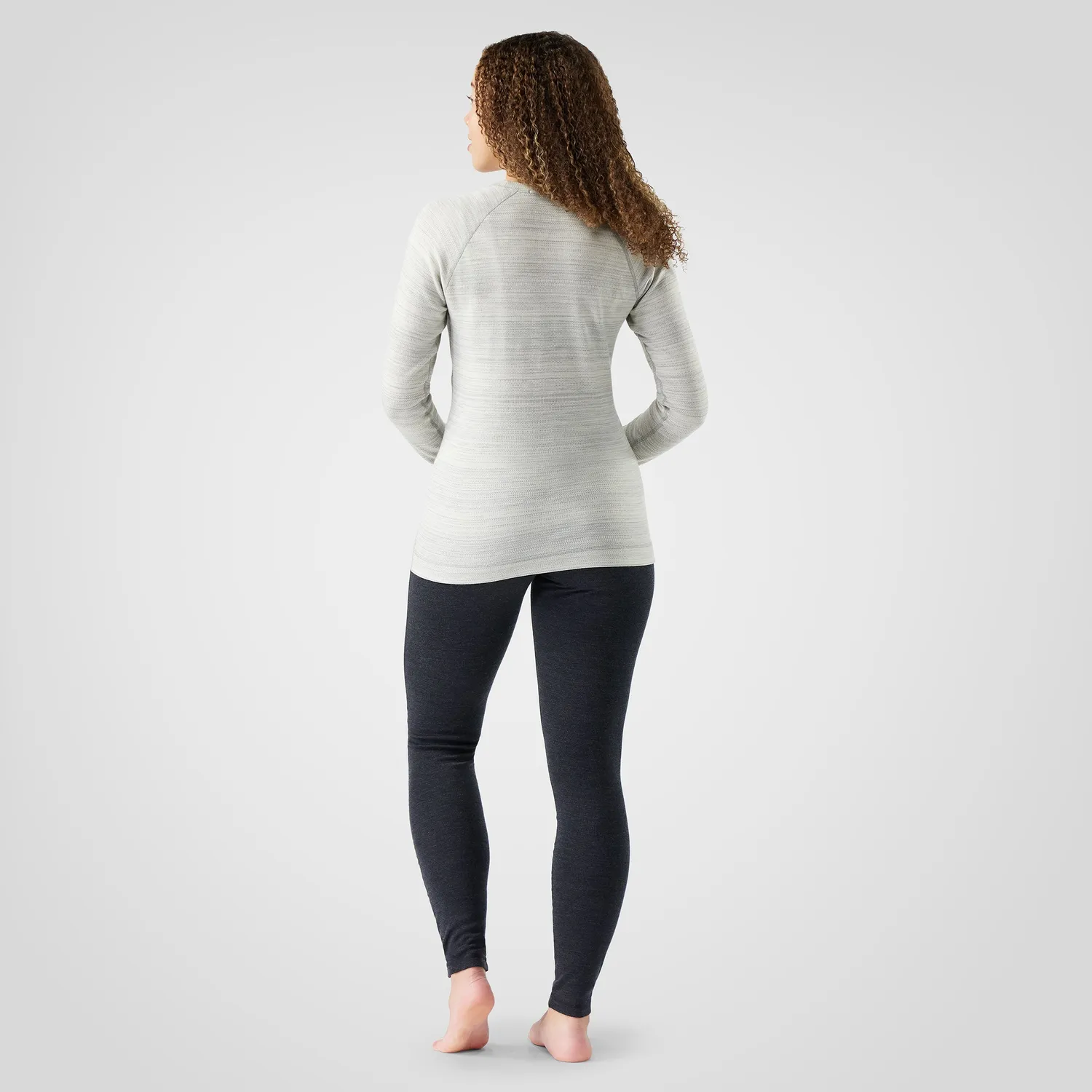 Smartwool Classic Thermal Merino ulltrøye dame lys grå