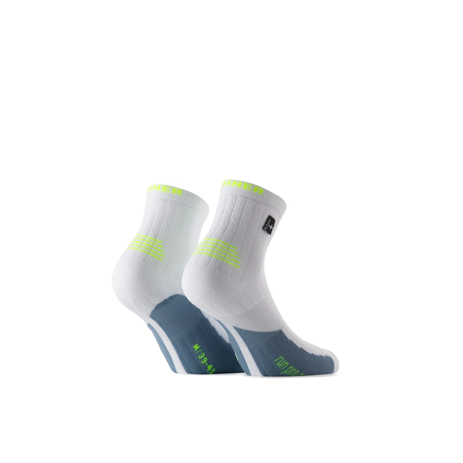 Rohner Run Pro Quarter løpesokker black lett demping