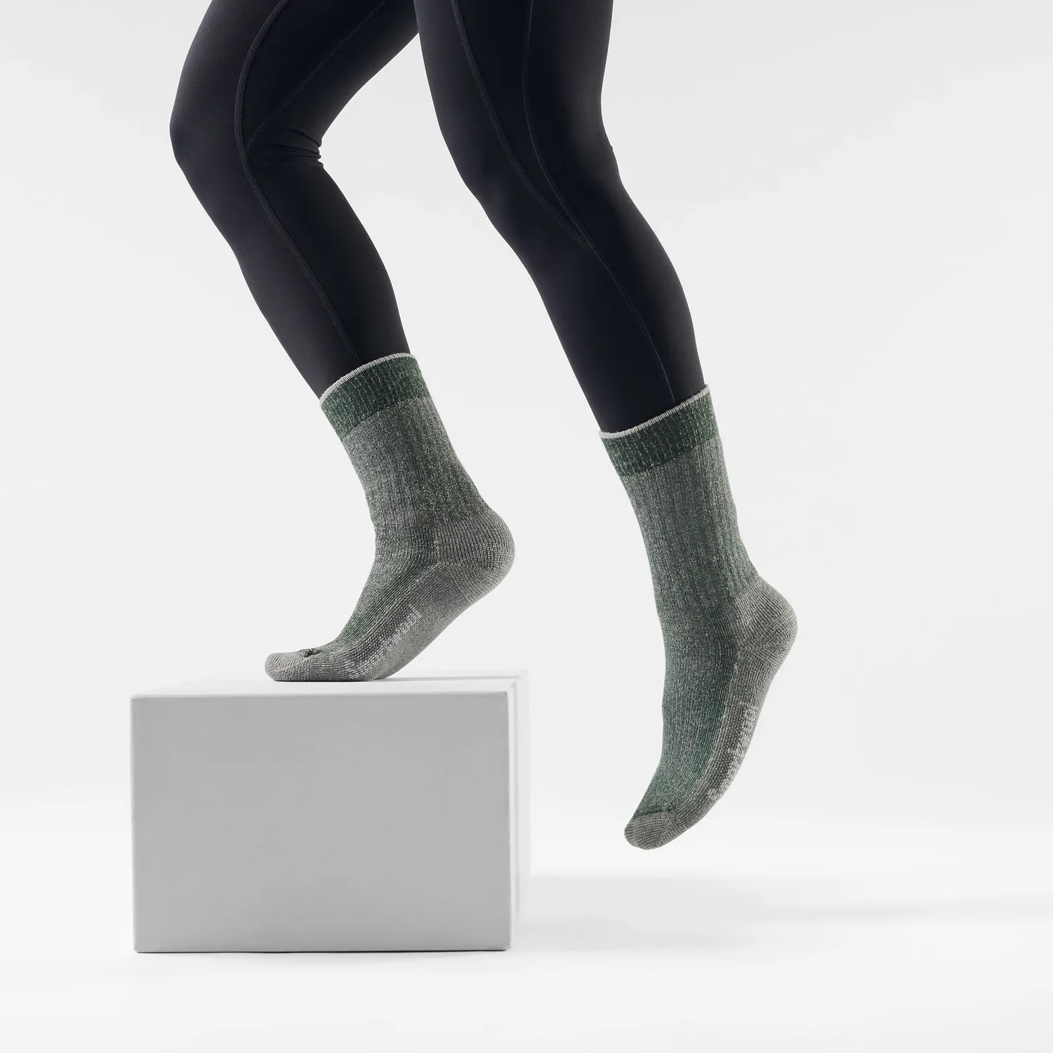 Smartwool Hike Classic Second Cut tursokker Dark Sage varme