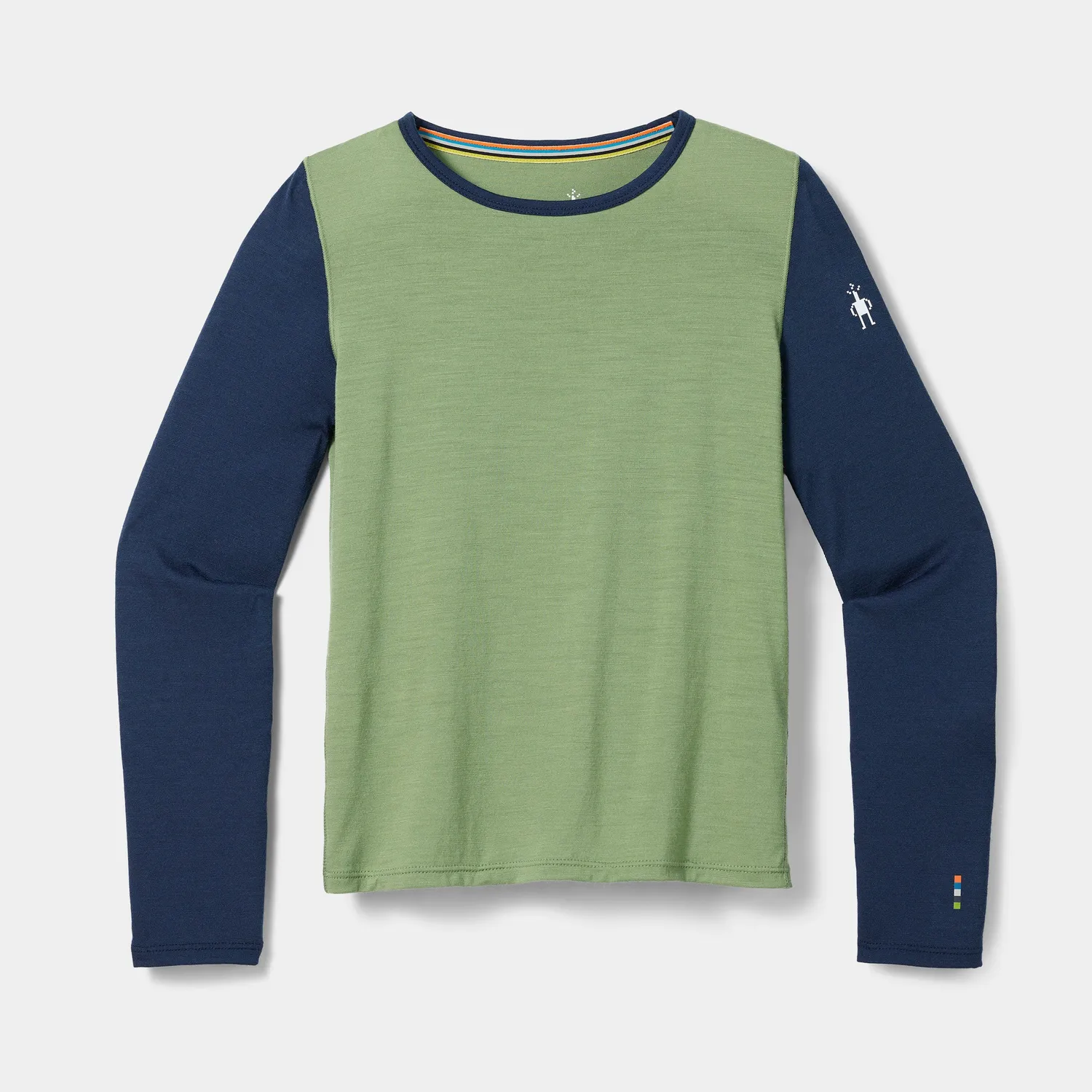 Smartwool Classic Blend undertrøye green tea barn