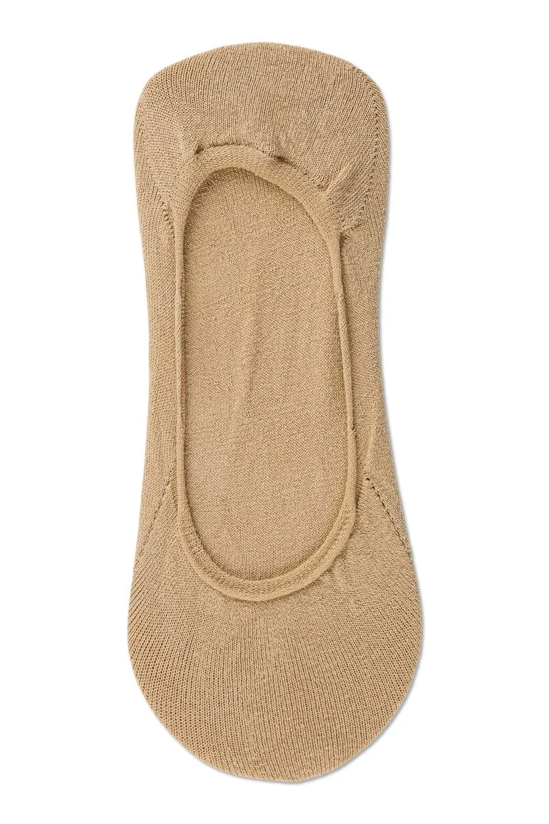 Note By Syversen Note stepssokk bomull beige 2-pk lav