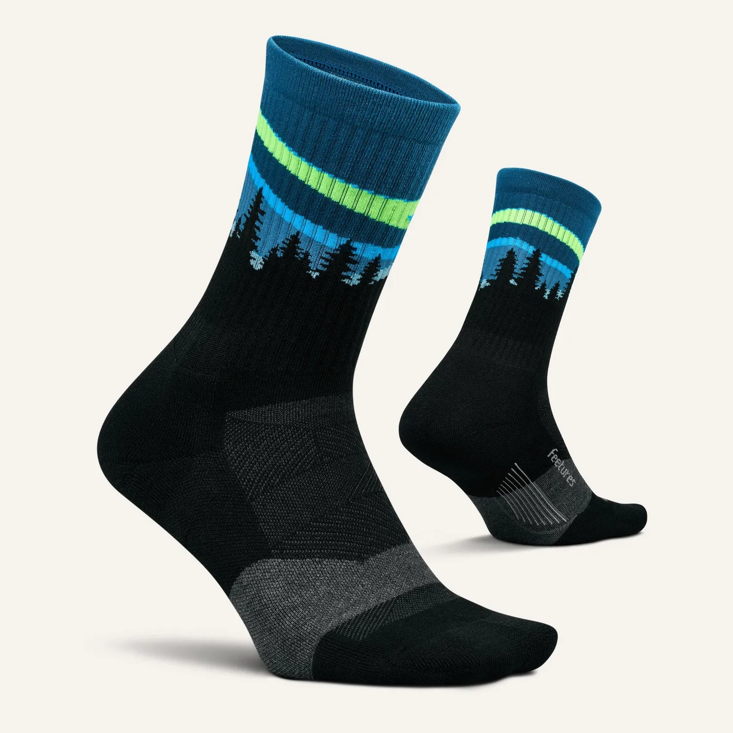 Feetures Trail Max Cushion Mini Crew løpesokker demping