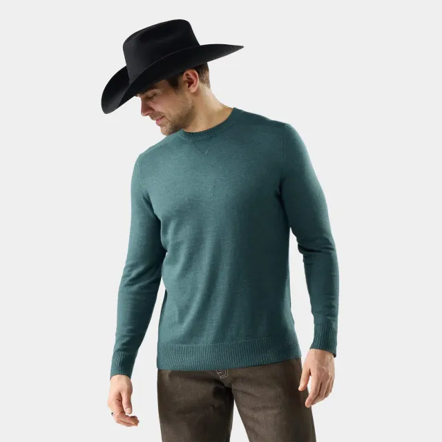 Smartwool Sparwood Crew ullgenser herre grønn