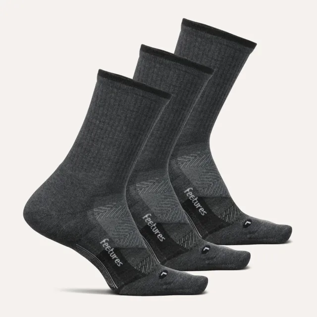 Feetures Trail Max Cushion Mini Crew sokker grå miks 3-pk