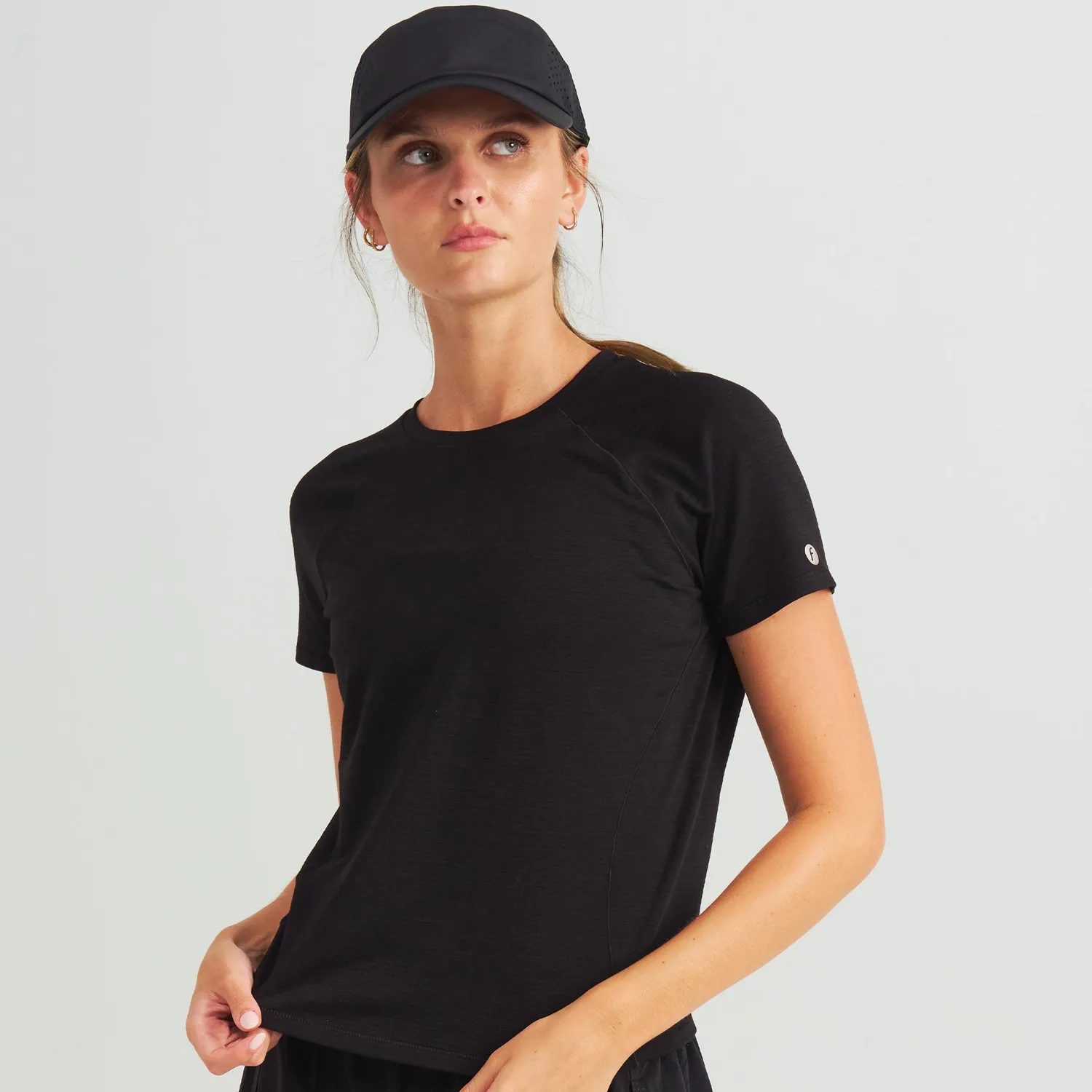 Feetures Stride Flex Performance Tee t-skjorte grå 2-pk dame