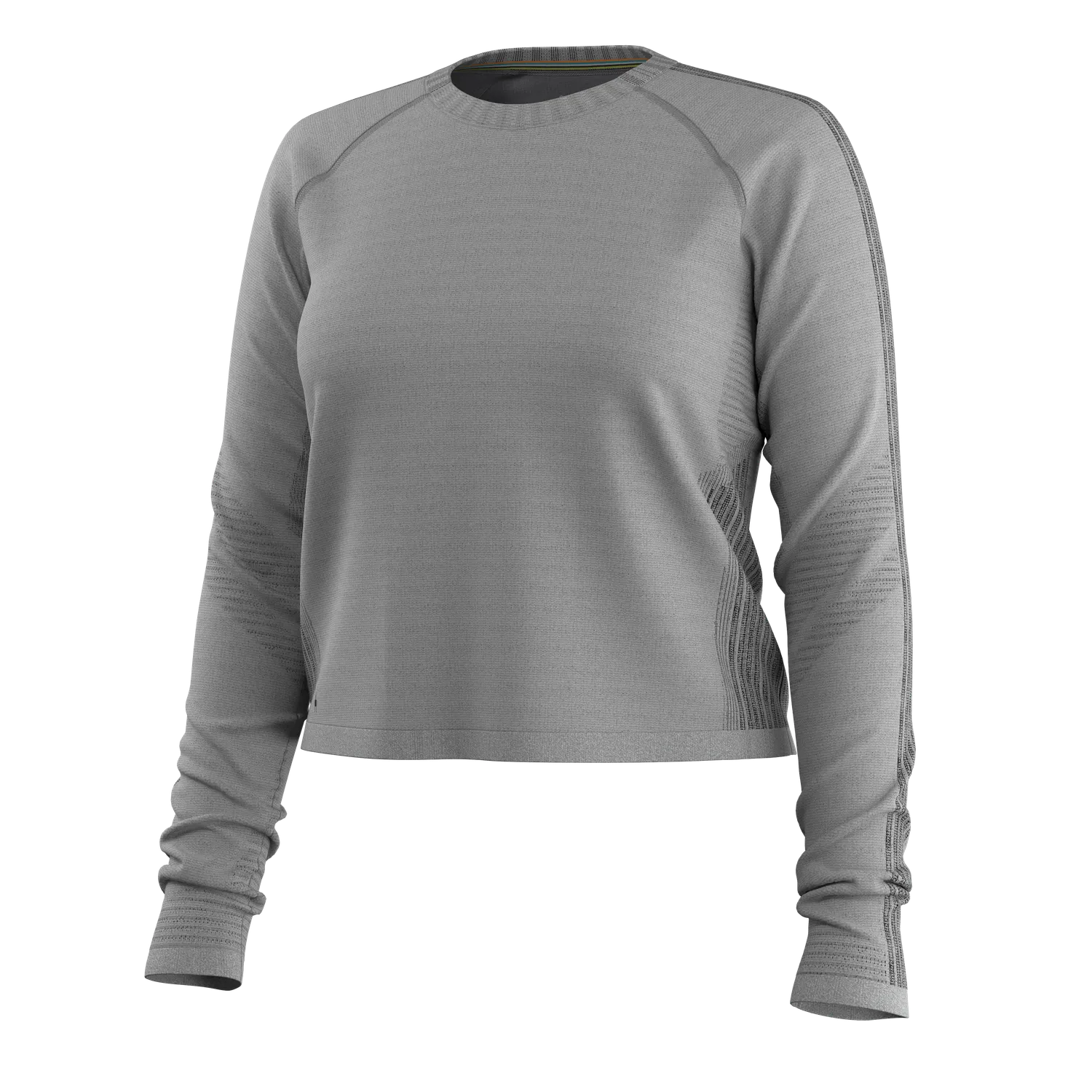 Smartwool Intraknit Seamless ulltrøye lysegrå langermet