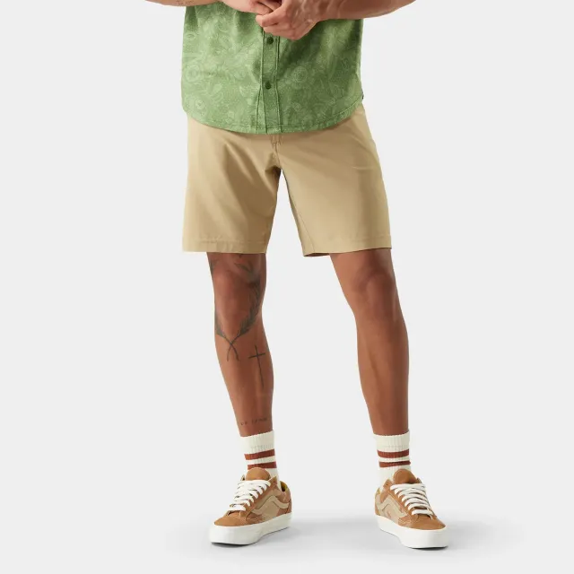 Smartwool 8" shorts khaki herre stretch merinoull