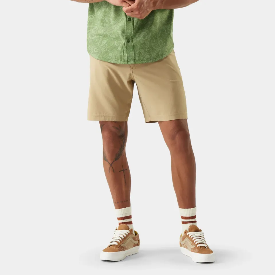 Smartwool 8" shorts khaki herre stretch merinoull
