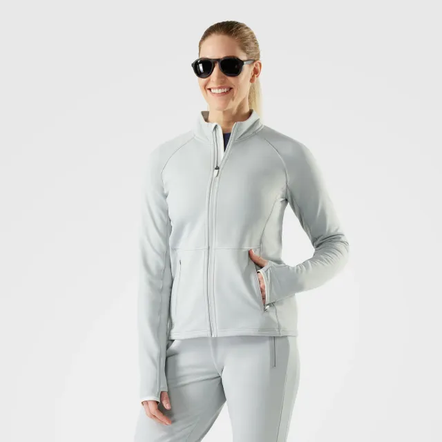 Smartwool Active Fleece Full Zip fleecejakke grå