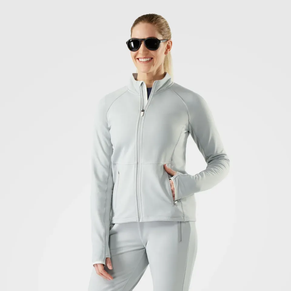 Smartwool Active Fleece Full Zip fleecejakke grå