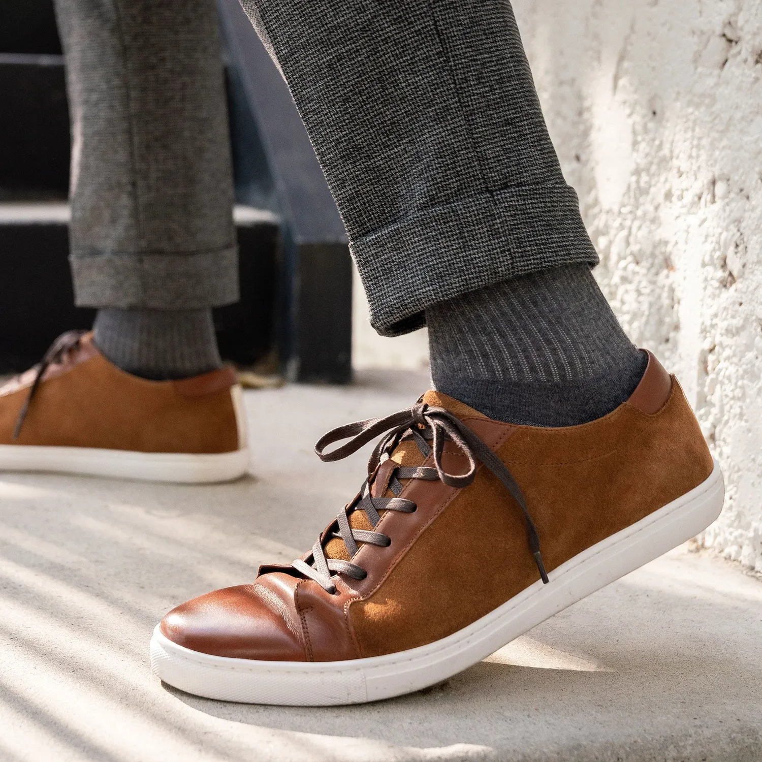 Feetures Everyday Max Cushion Crew Casual Rib sokker svart tykke