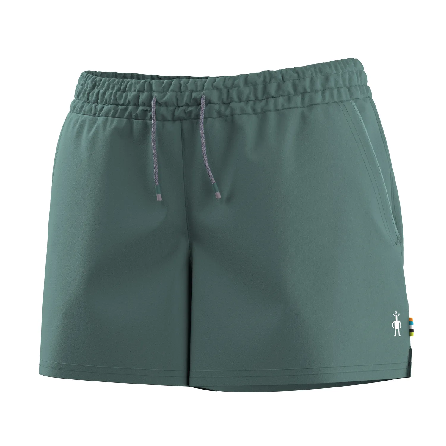 Smartwool Merino 4" Hike turshorts dusty teal dame
