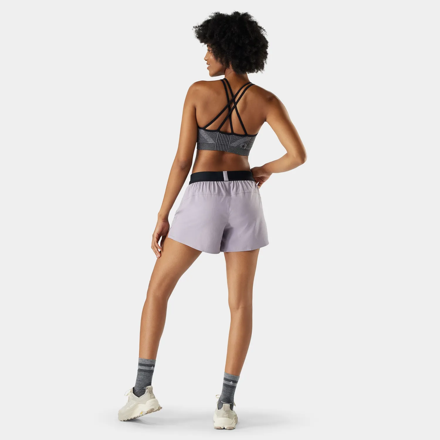 Smartwool Active Lined 4 dameshorts Purple Storm merino