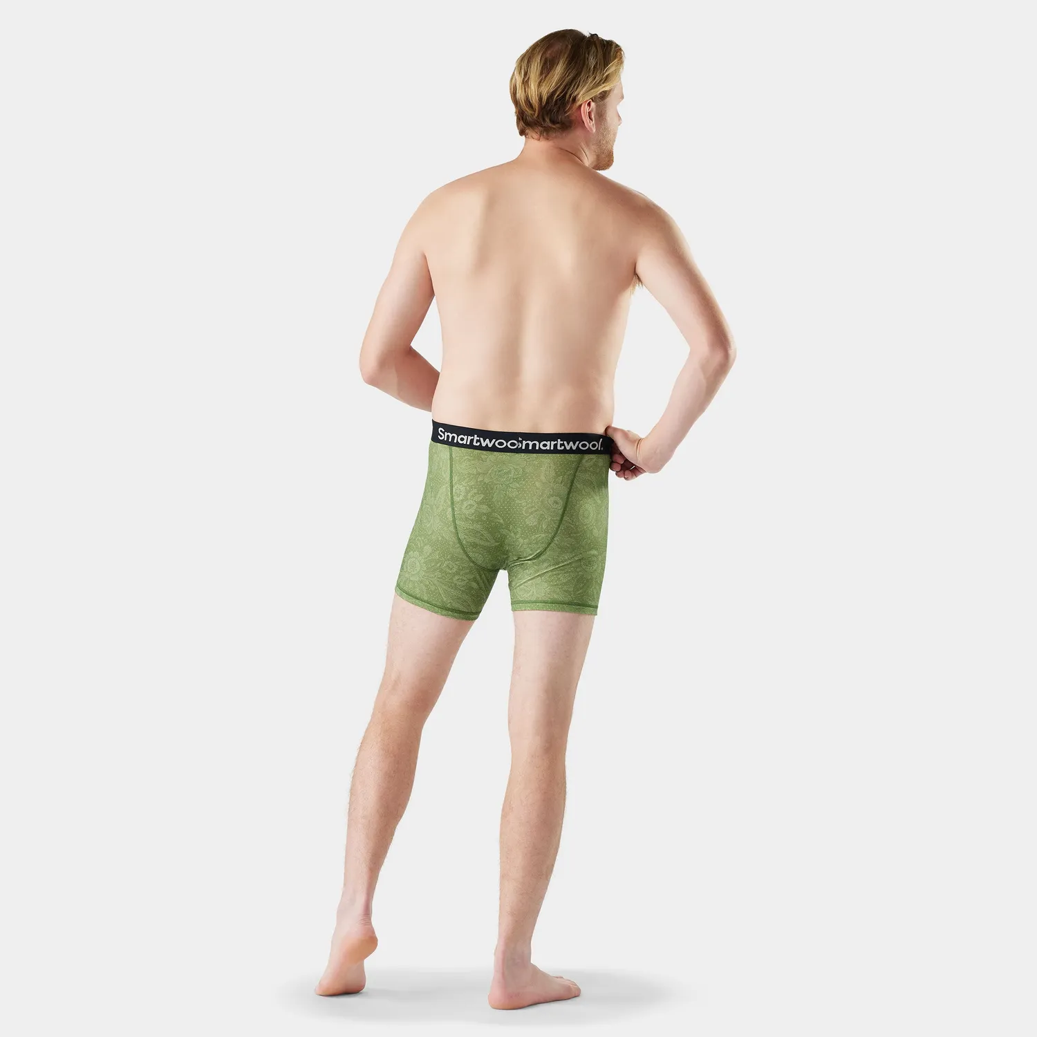 Smartwool Merino Print boxer Fern Rustic Floral