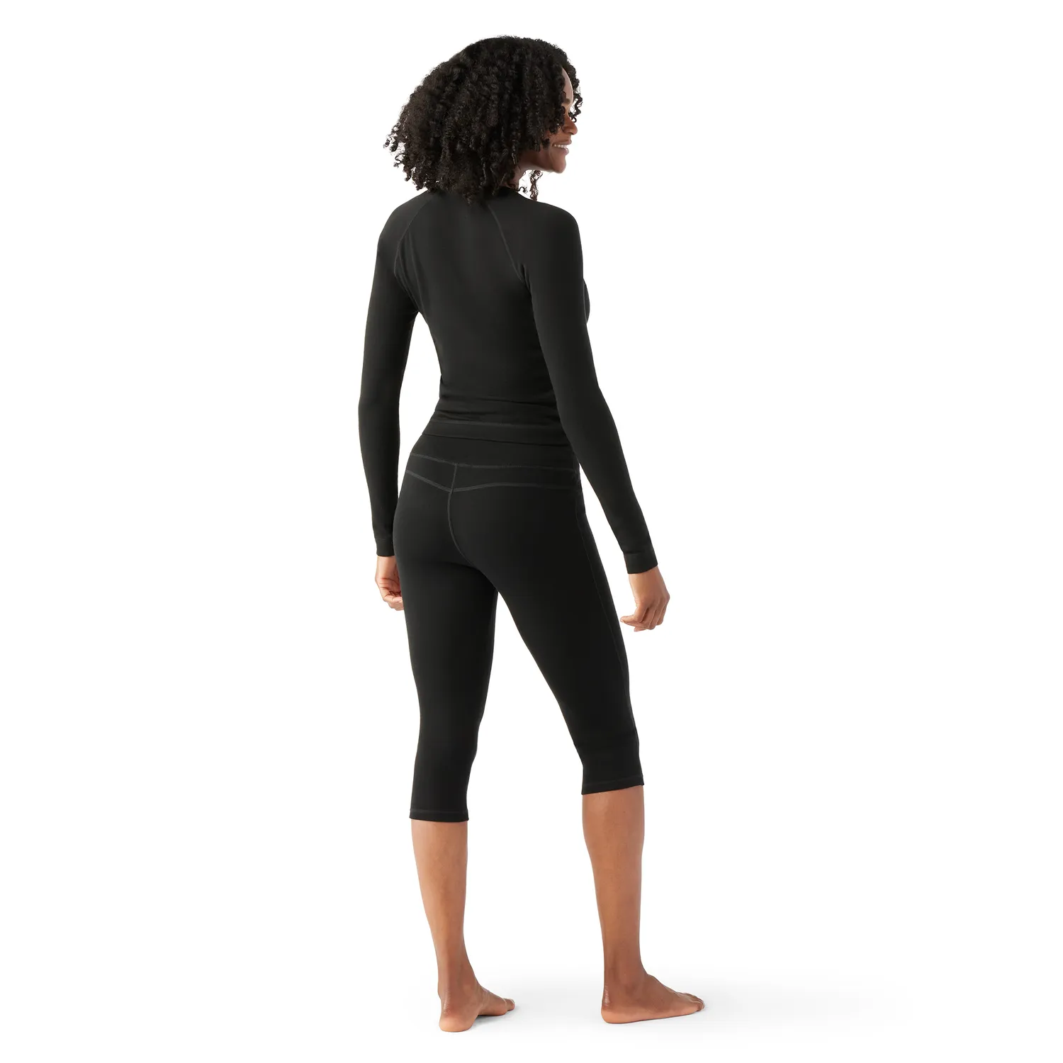 Smartwool Classic Thermal 3/4 stillongs svart dame