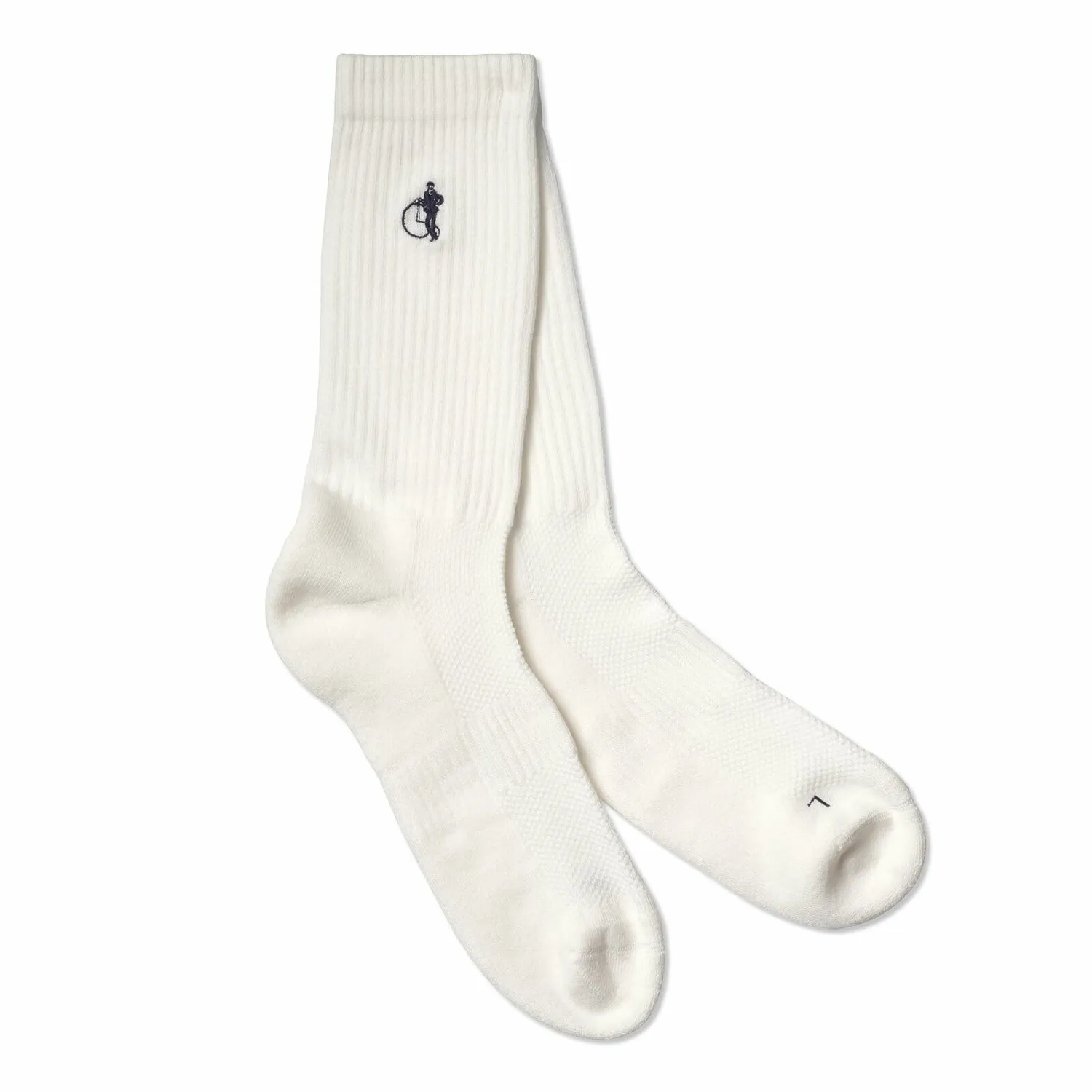 London Sock Company Simply Active Crew sokker 4-pak hvit marine