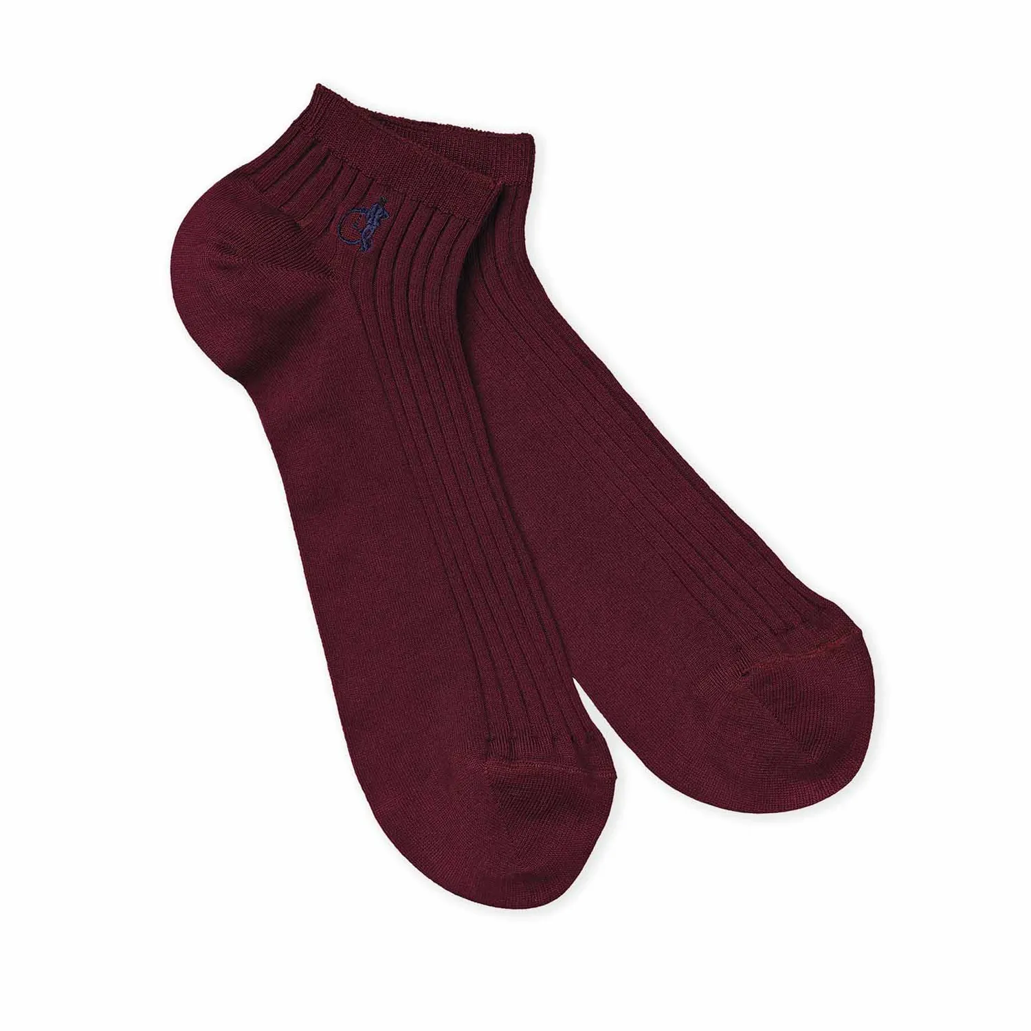 London Sock Company Simply Trainer sokker 3-pack rød