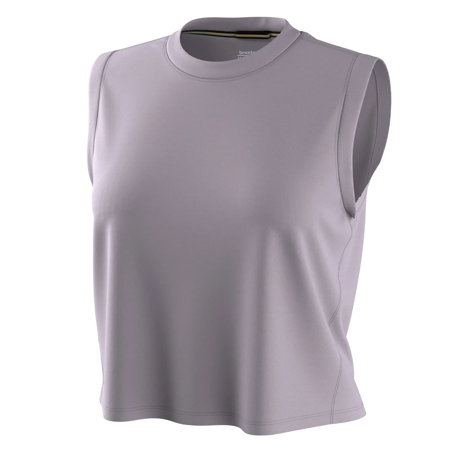 Smartwool Active Ultralite Crop treningstopp lilla S ull