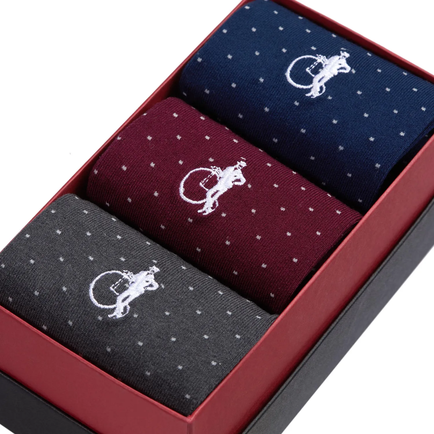 London Sock Company Spot of Style III sokker 3-pack prikker