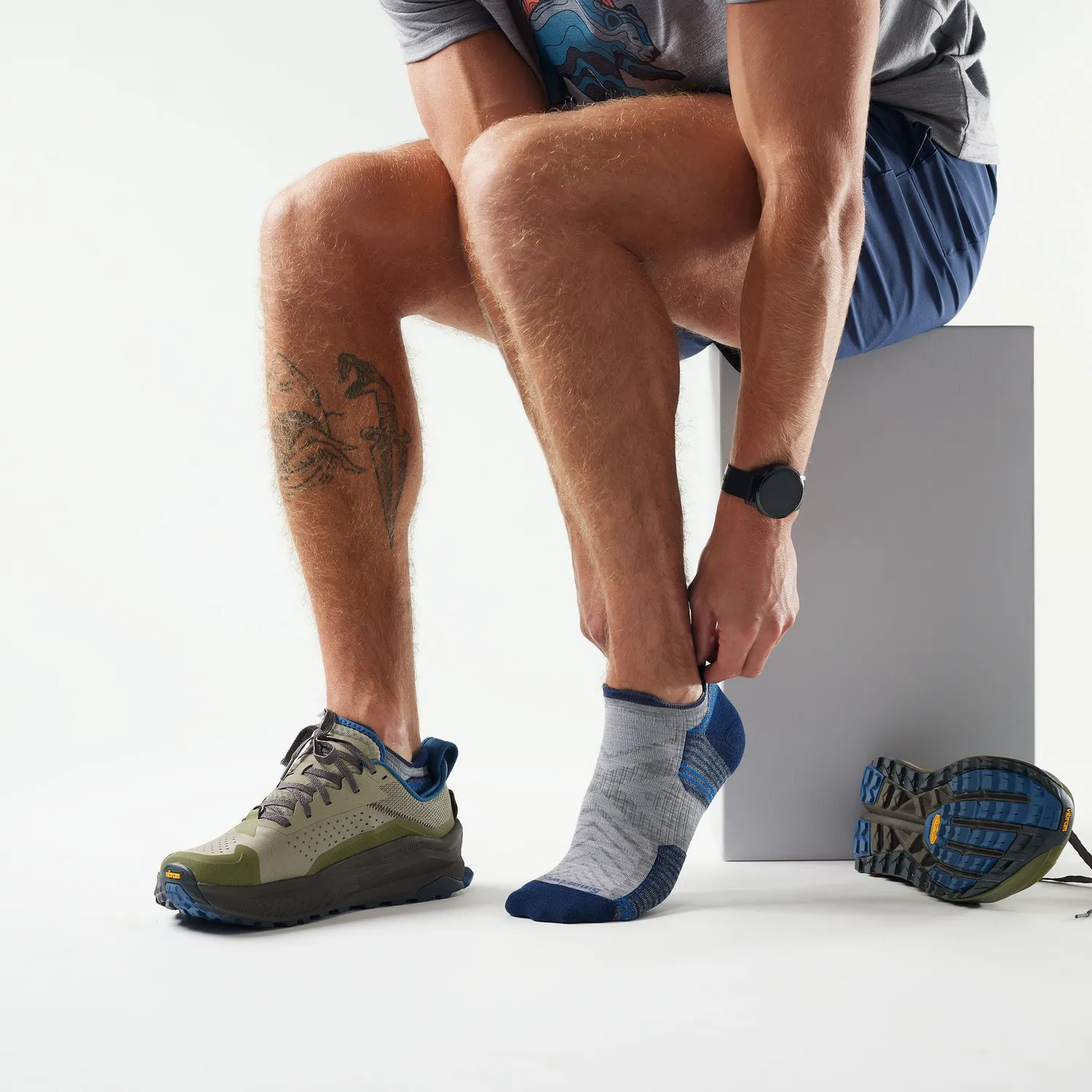 Smartwool Hike Low tursokker ankel grå merino slitesterk