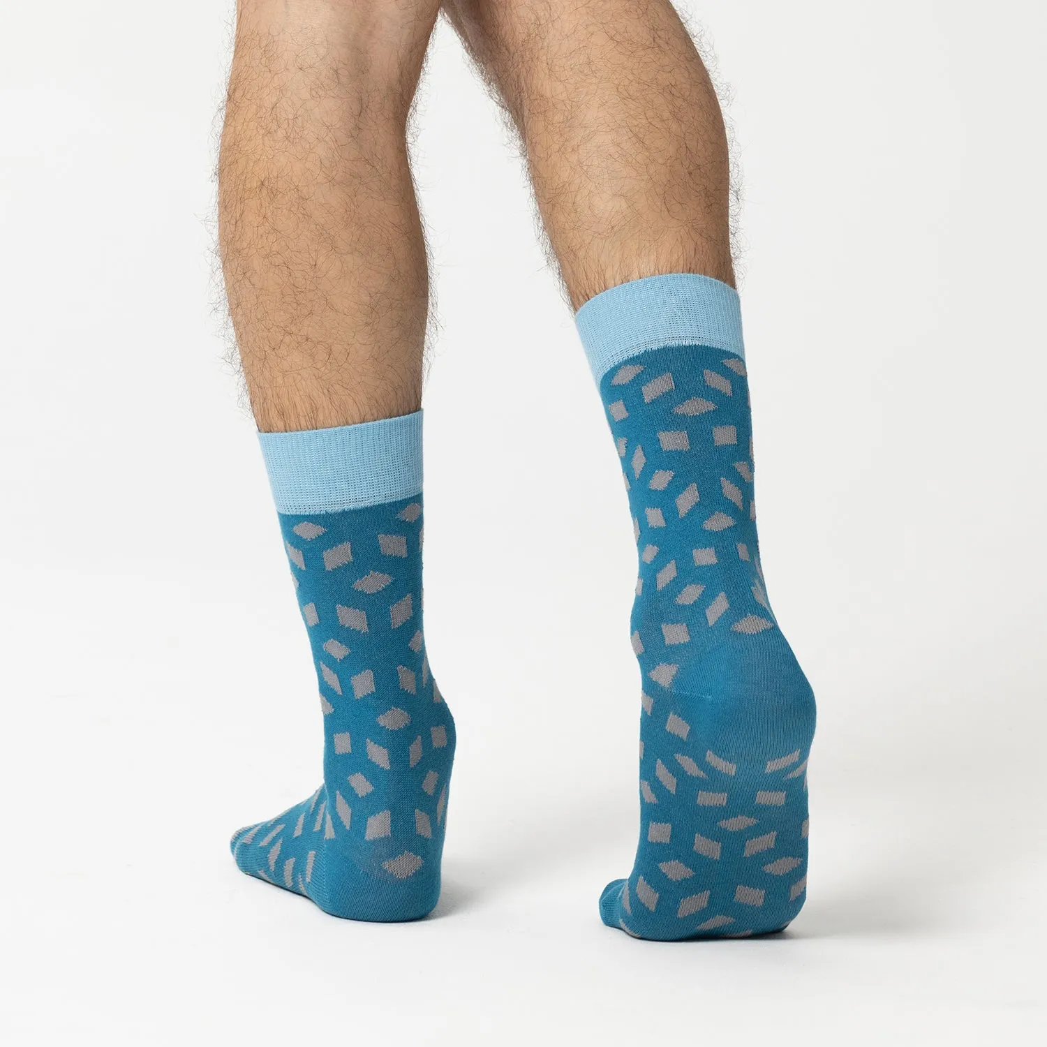 Rohner Fashion sokker petrol blue temperaturutjevnende