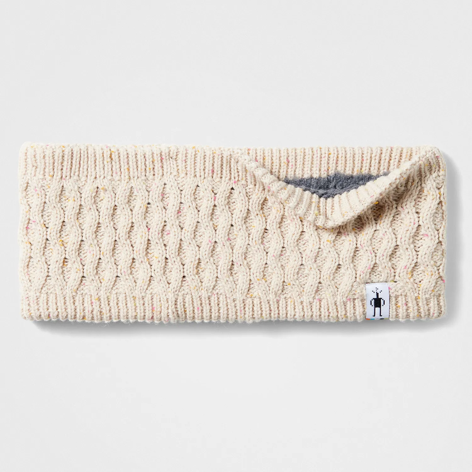 Smartwool Fleece Lined pannebånd Almond Donegal ull