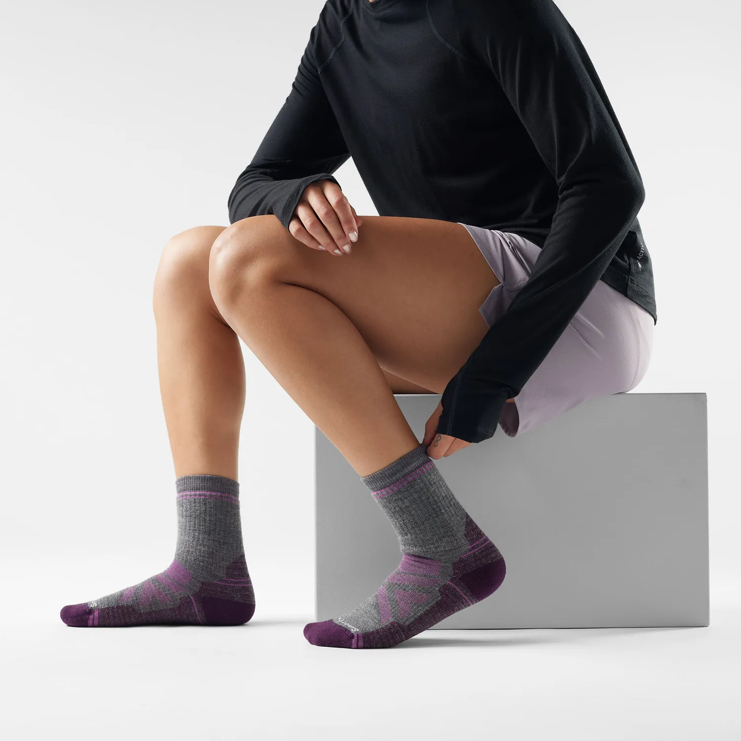 Smartwool Hike Crew tursokker grå M full cushion