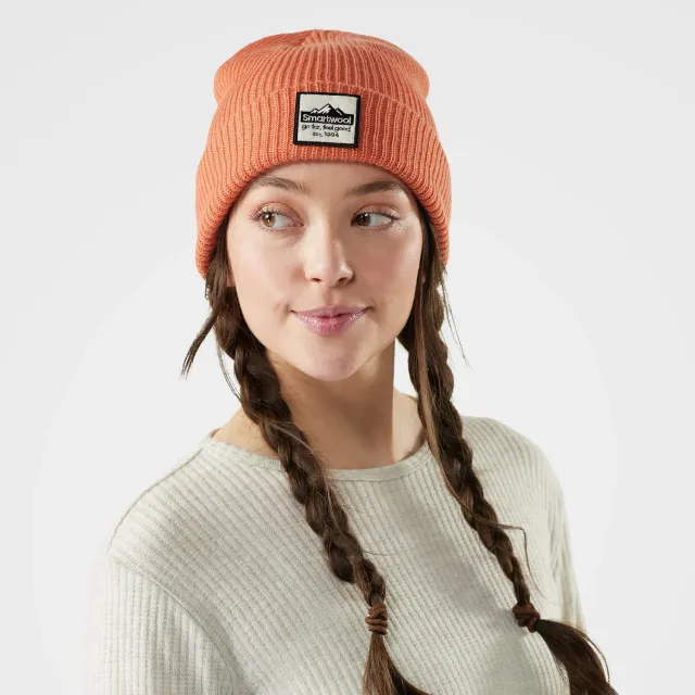 Smartwool Patch Beanie lue terracotta ull