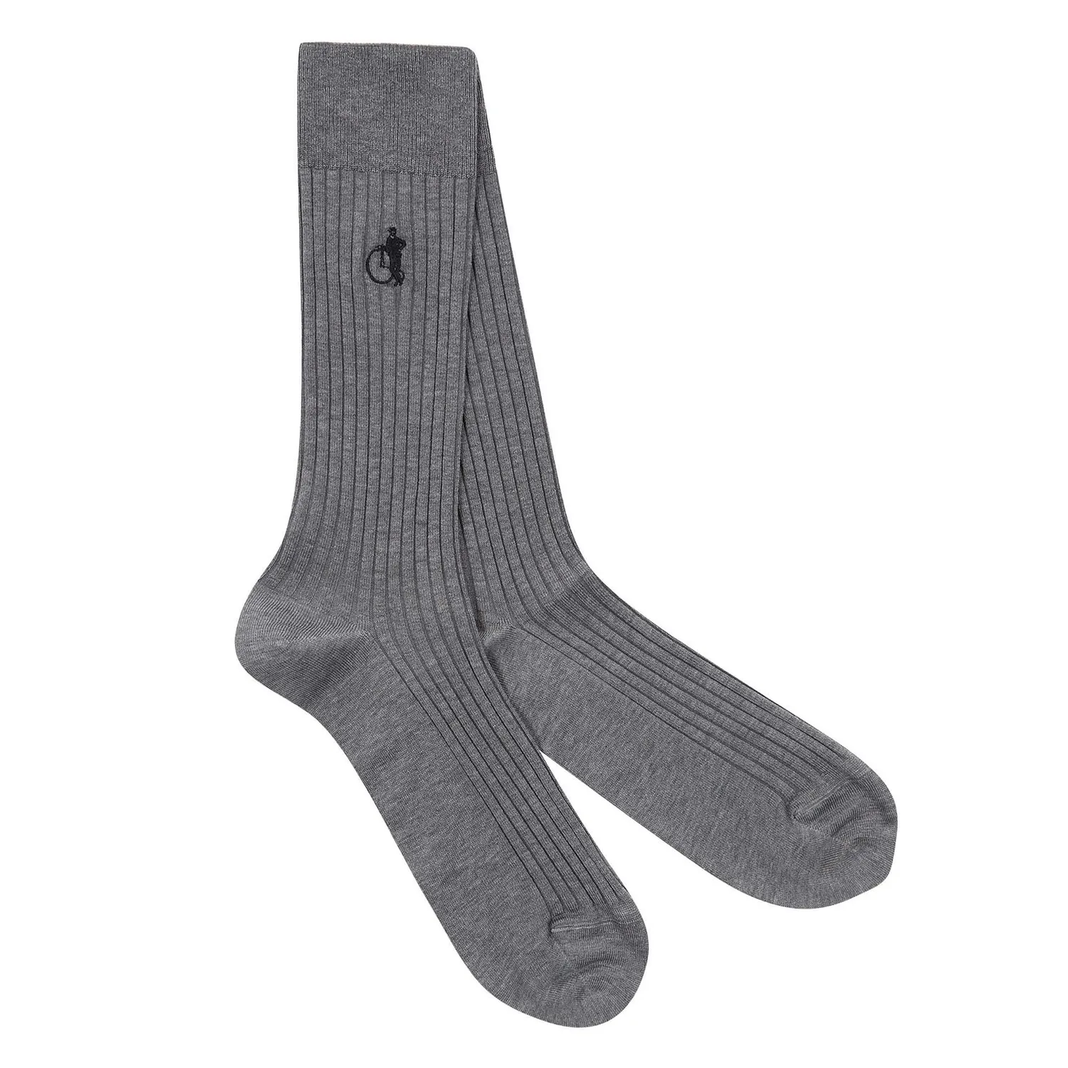 London Sock Company Simply Staples sokker 6-par grå blå