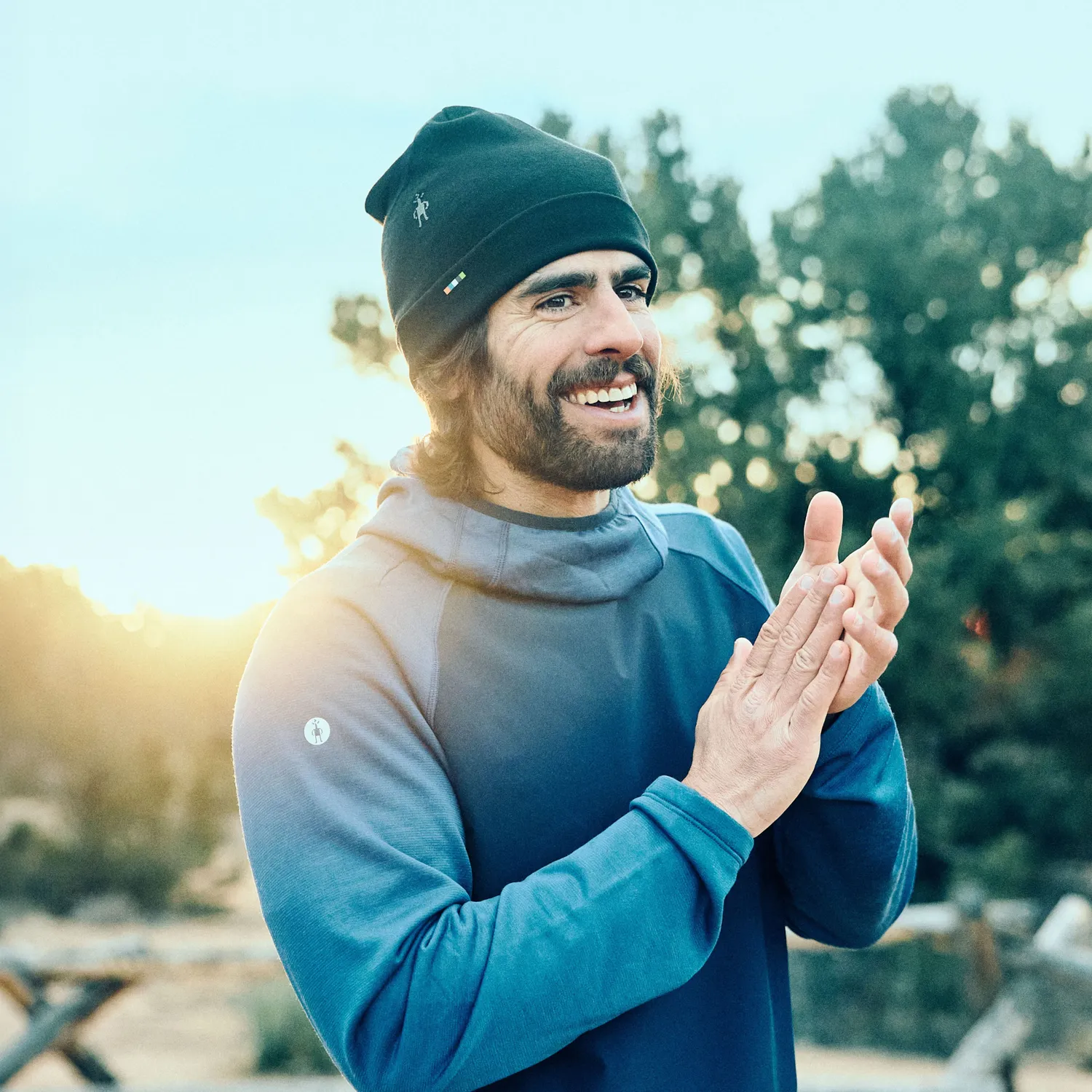 Smartwool Thermal Reversible Cuffed lue Black ull