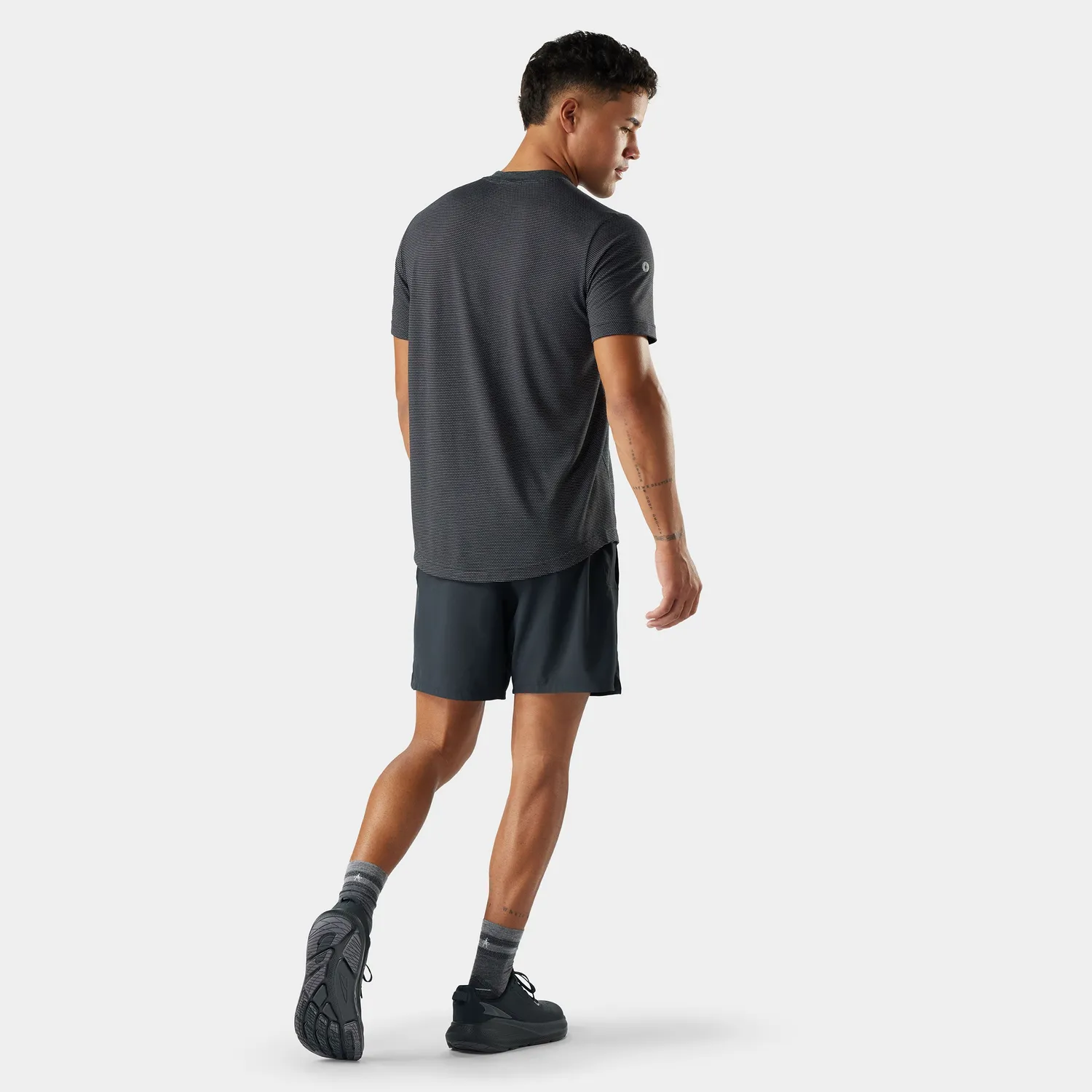 Smartwool Active Mesh t-skjorte Charcoal Heather M