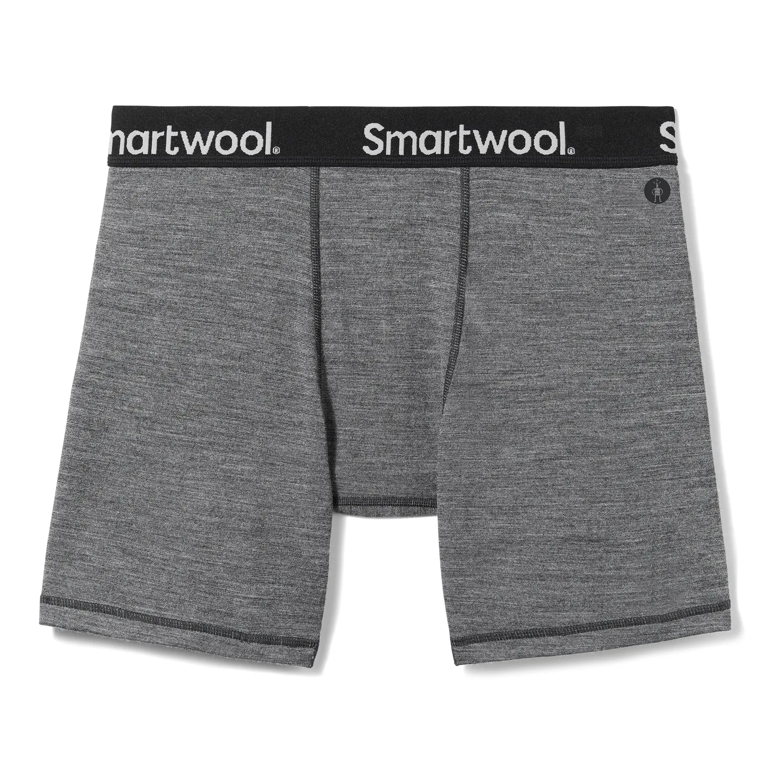 Smartwool Active Boxer Brief boxershorts medium gray heather luktfri