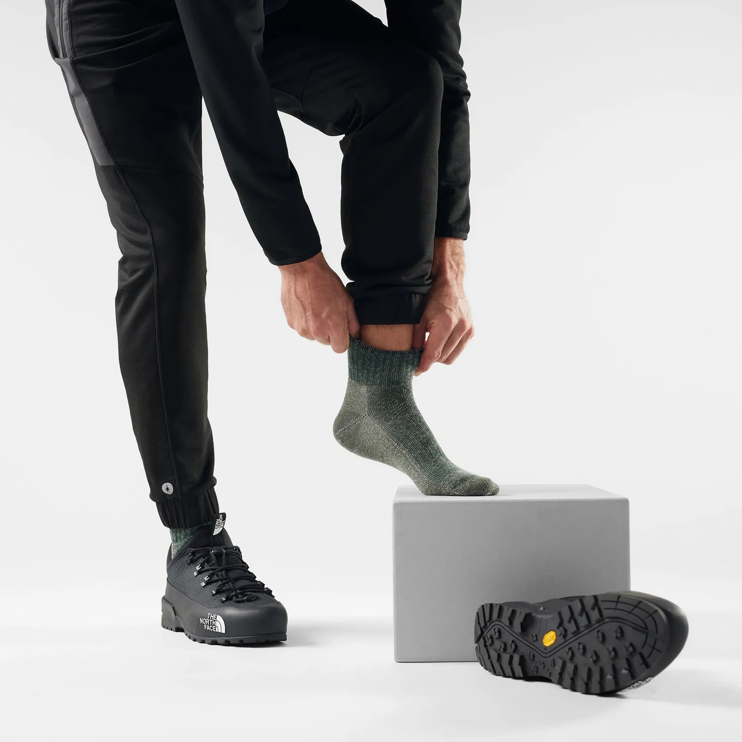 Smartwool Hike Second Cut Ankle sokker Dark Sage resirkulert
