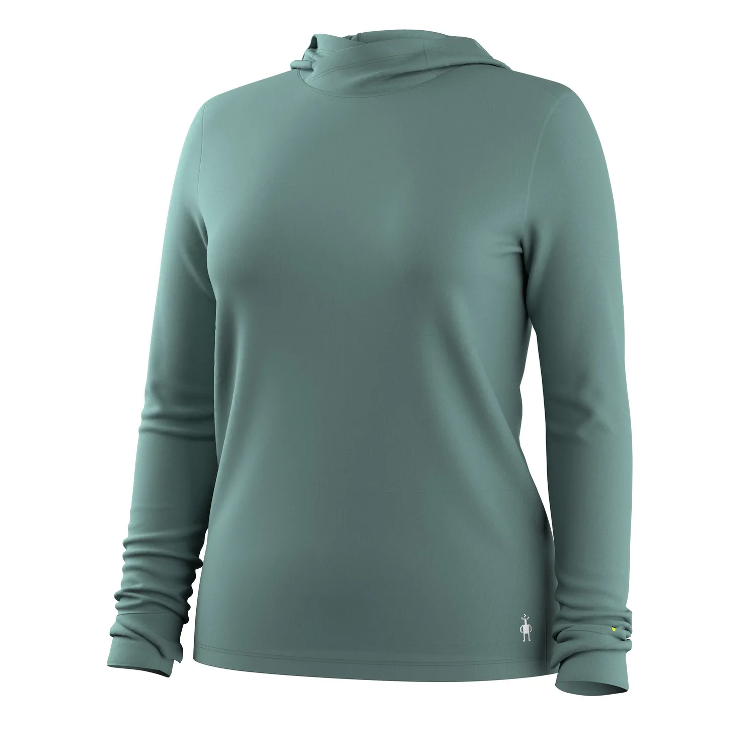 Smartwool Merino Sun Hoodie hettegenser dusty teal