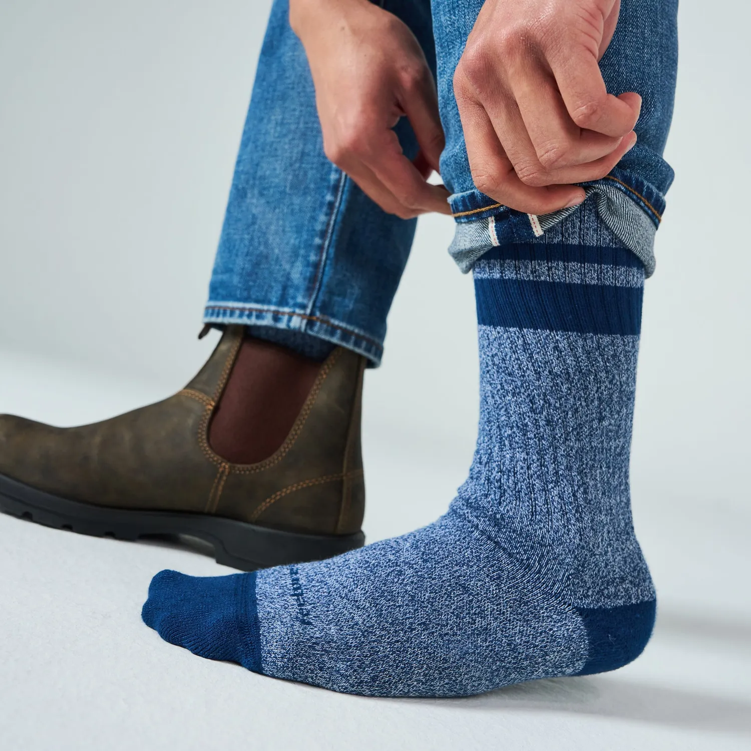Feetures Everyday Max Cushion Crew herresokk Anytime Black