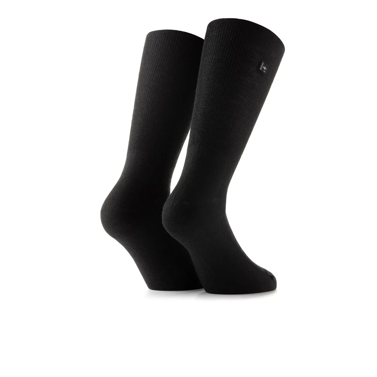 Rohner Diabetic Wool Socks Wide diabetessokker svart