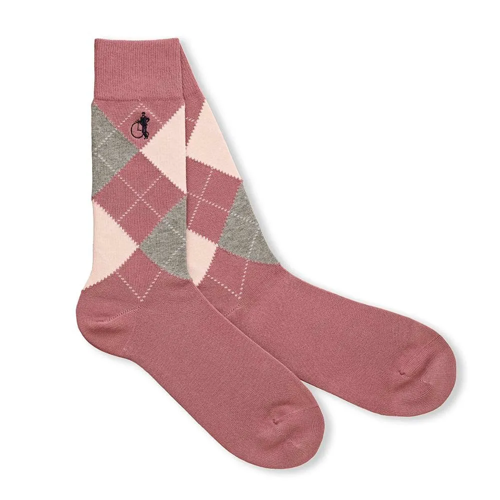 London Sock Company Dash of Class Stone Rose sokker 6-pack