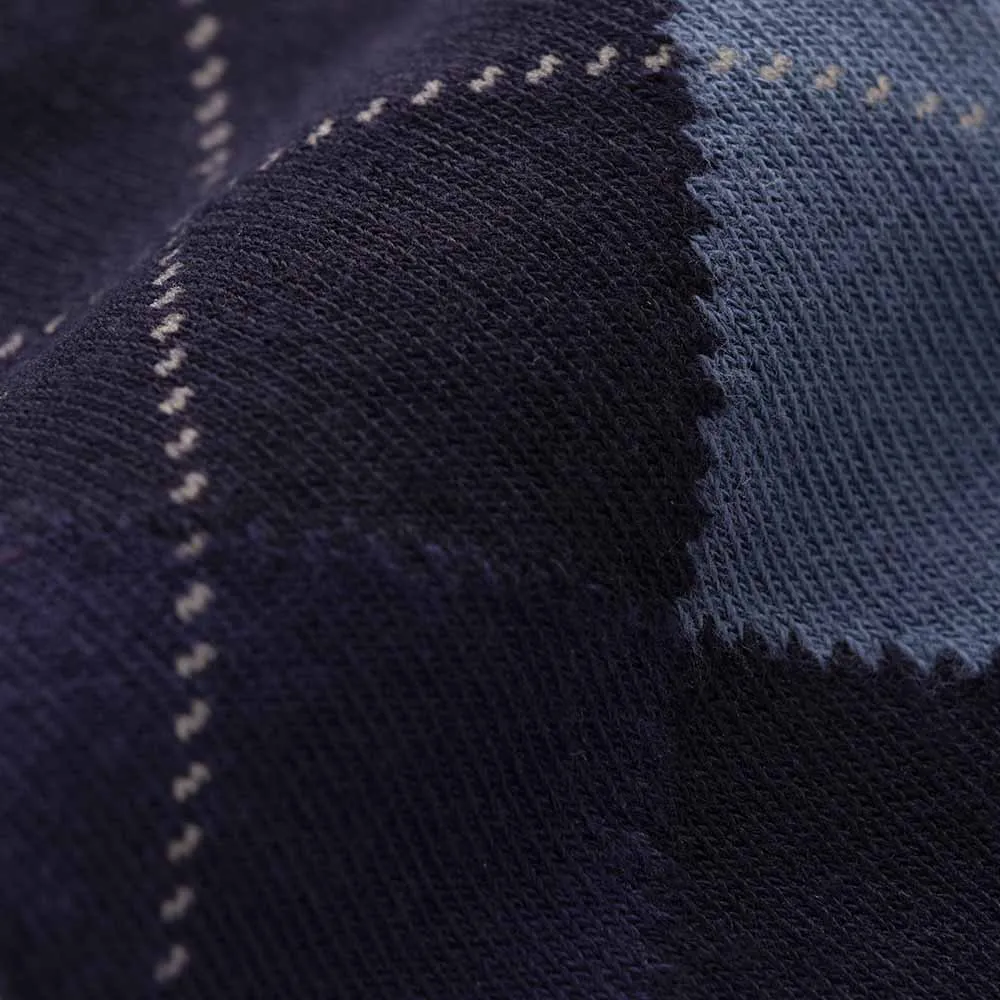 London Sock Company Balmoral Argyle sokker 3-pak blått rødt grønt