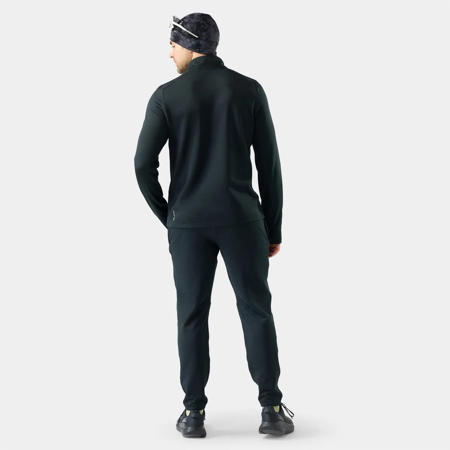Smartwool Active Fleece 1/2 Zip fleecegenser svart merino
