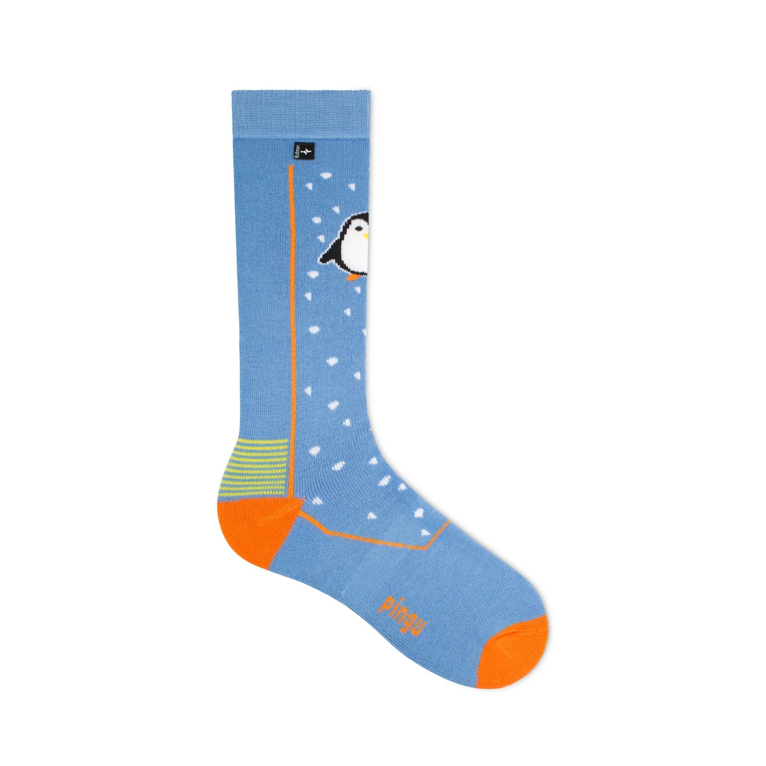 Rohner Pinguin barnesokker blue ull frotté