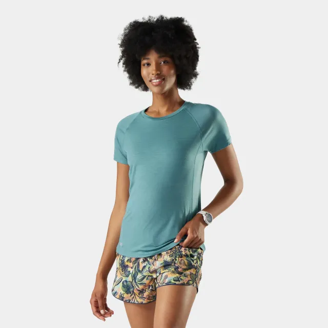 Smartwool Active Ultralite t-skjorte dusty teal lyocell