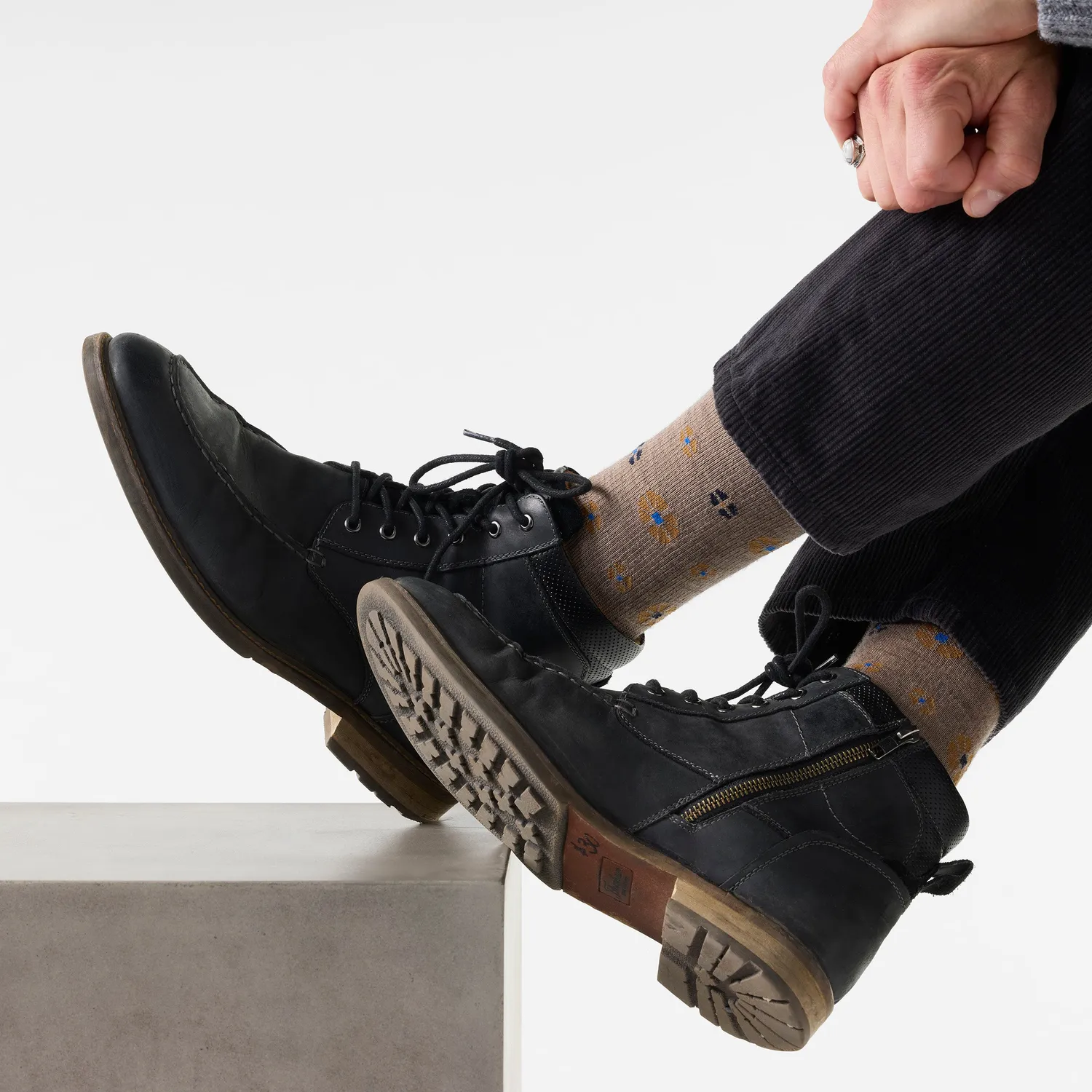 Smartwool Everyday Wellshire Crew sokker Fossil merinoull