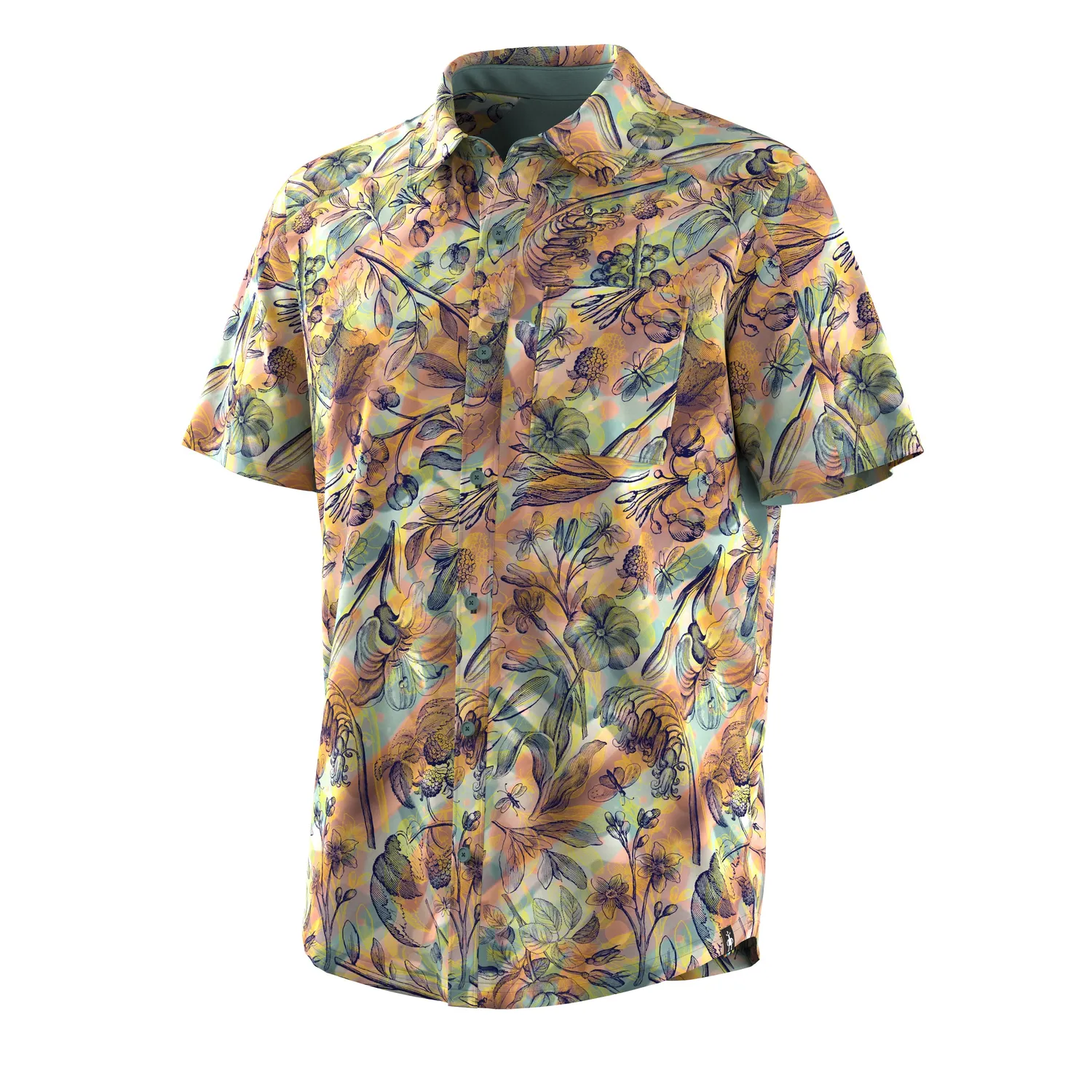 Smartwool Everyday Button Down skjorte herre multi floral