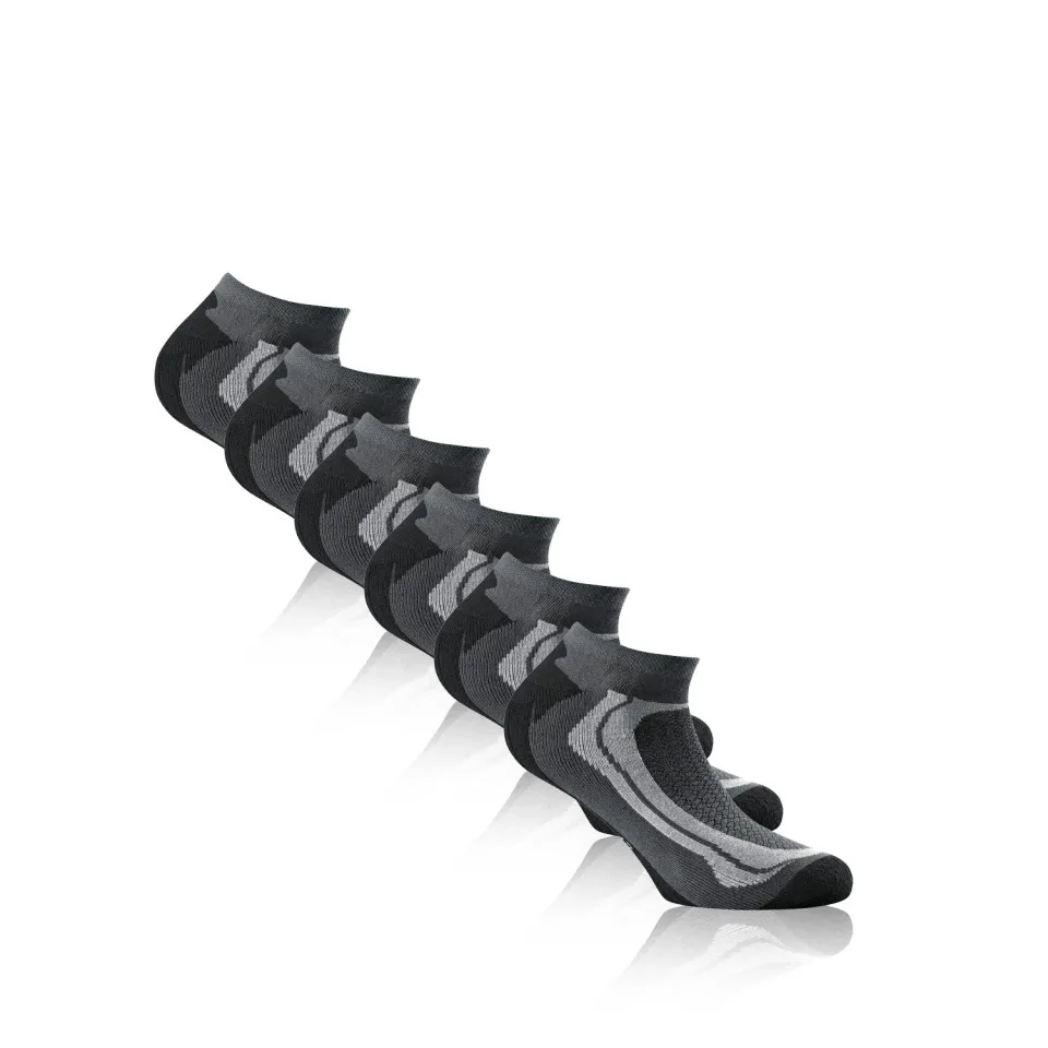 Rohner Sneaker Sport sneakersokker 3-pack bomull