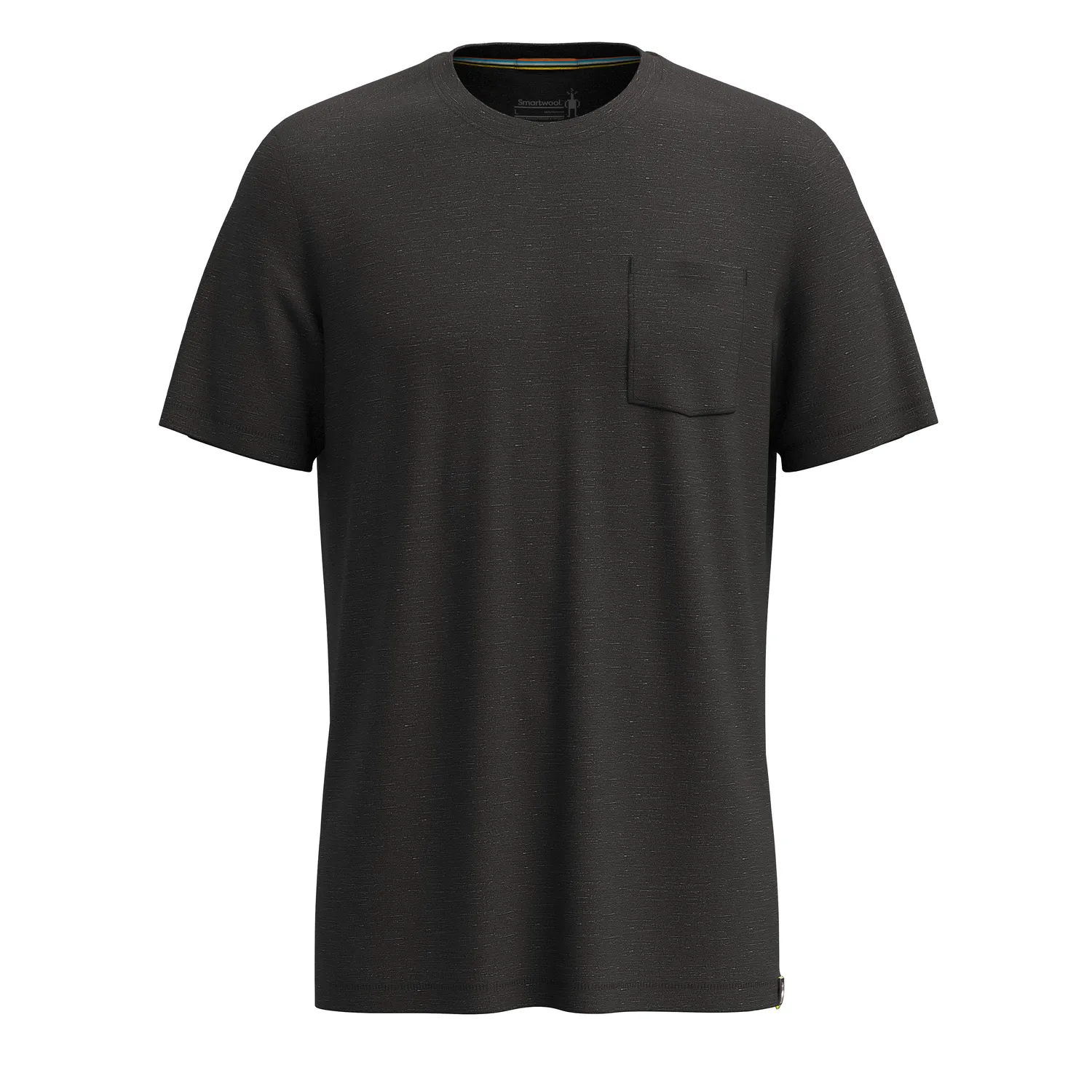 Smartwool Merino Hemp Pocket Tee t-skjorte black heather