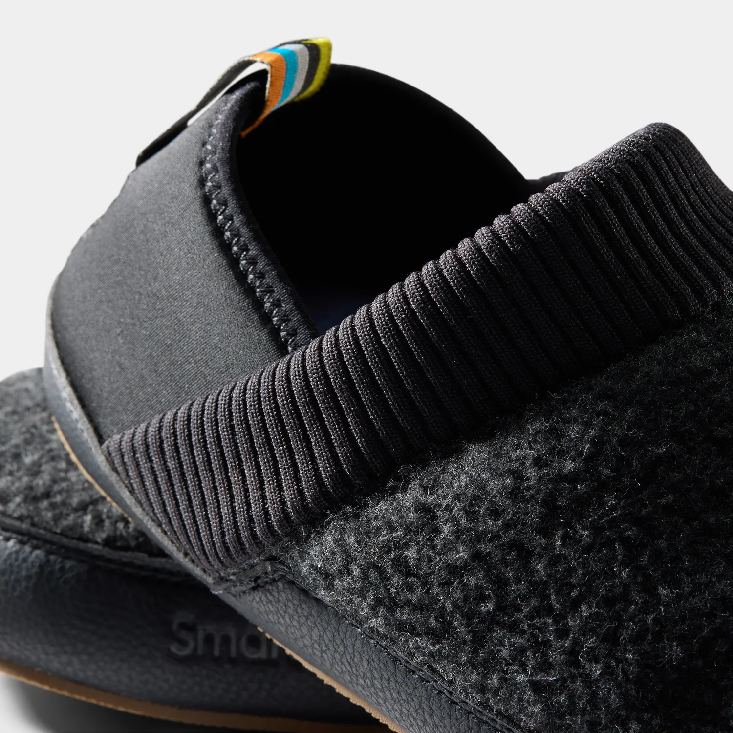 Smartwool Cabin Mule tøfler kullgrå ull