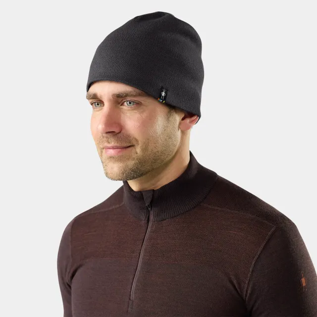 Smartwool The Lid lue charcoal heather merinoull