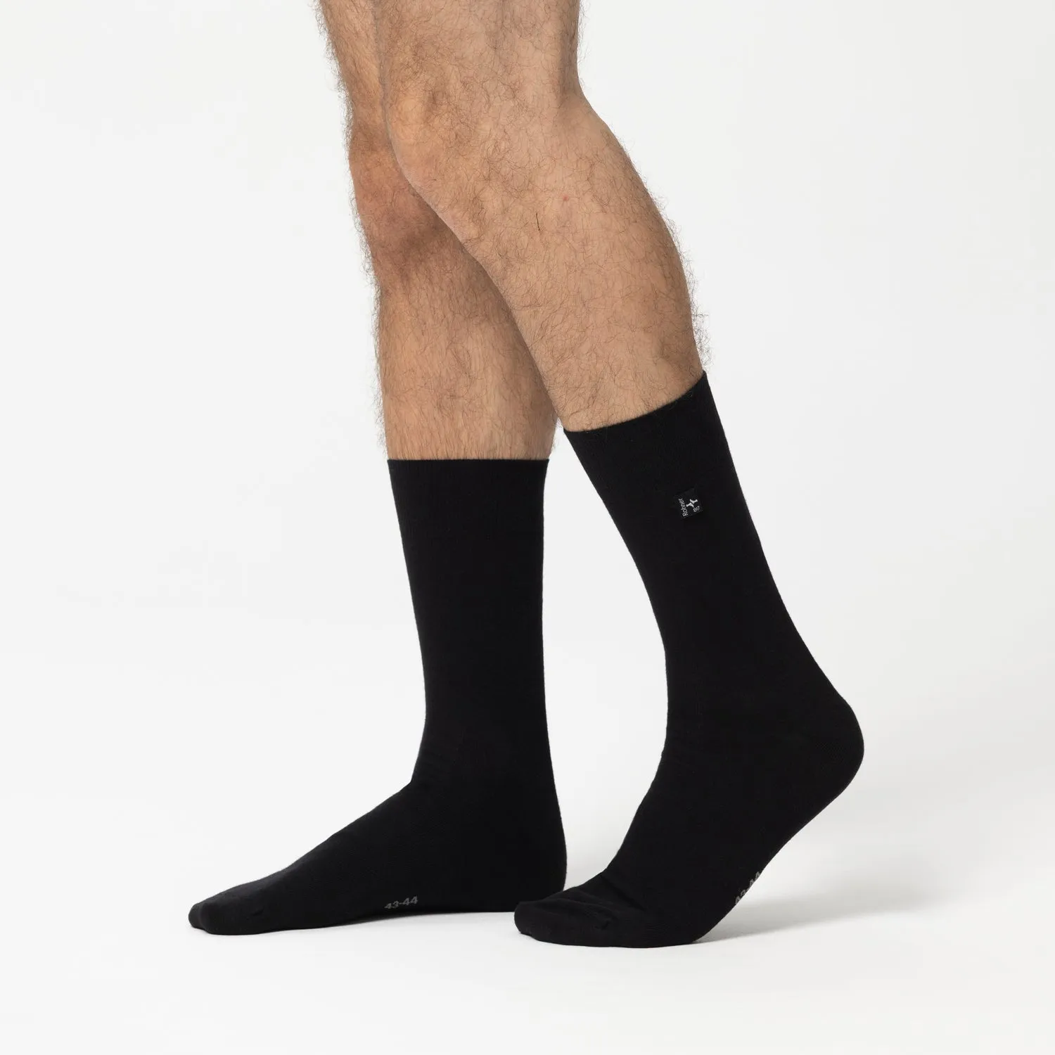 Rohner London herresokker svart 39-40 kasjmir